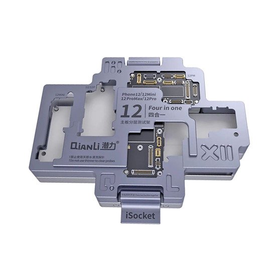 QIANLI TOOLPLUS ISOCKET 4IN1 IPHONE 12/12MINI/12PRO/12PROMAX BOARD TESTER FIXTURE