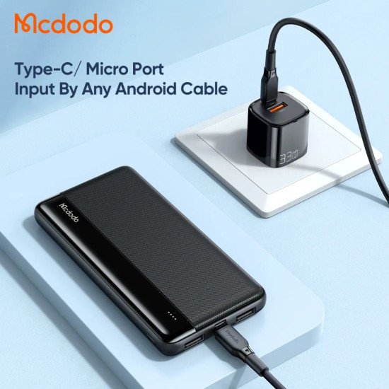 MCDODO MC136 MIG SERIES DUAL USB POWER BANK - 10000mAh
