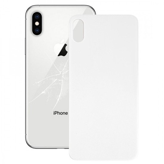 REPLACEMENT FOR IPHONE X BACKGLASS - BIG HOLE