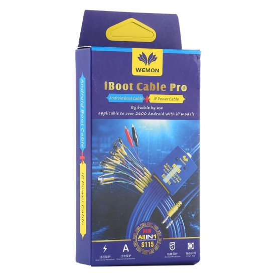 WEMON S115 PRO IBOOT FPC PHONE POWER SUPPLY TEST CABLE FOR ANDROID AND IPHONE