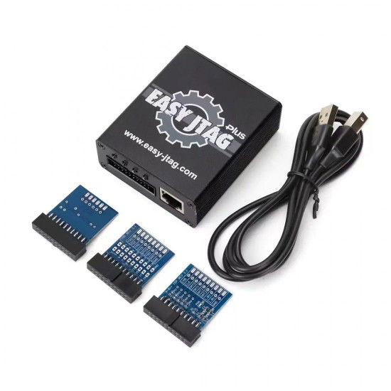 EASY JTAG PLUS BOX BLACK EDITION WITH 3 ISP ADAPTOR - NEW UPDATE