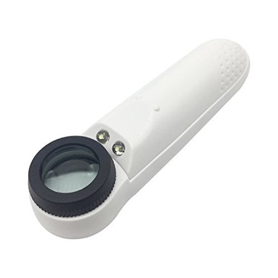 HIGH-PRECISION LED LIGHTED 40X LED HANDHELD OPTICALl MAGNIFIER