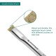 DOUBLE HEADED HORSE HAIR BRISTLES WITH STAINLESS STEEL HANDLE FOR PCB CLEANING