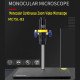 MECHANIC MC75L-B3 MONOCULAR 0.7-4.5X CONTINUOUS ZOOM SINGLE CYLINDER DESIGN MICROSCOPE WITH LED LIGHT