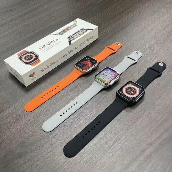 IWATCH N8 ULTRA WITH CALL FEATURES & SPACE ALUMINIUM CASE - 49MM