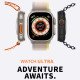 IWATCH N8 ULTRA WITH CALL FEATURES & SPACE ALUMINIUM CASE - 49MM
