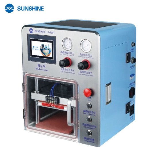 SUNSHINE S959T EDGE / FLAT SCREEN OCA MACHINE WITH UV CURING AND MANUAL TOUCH SEPARATOR FULL SET