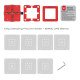 MARTVIEW RB-03 MULTI-FUNCTIONS AUTOMATIC POSITIONING UNIVERSAL BGA REBALLING STATION HOLDER TEMPLATE WITH 36 PCS STENCILS