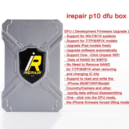 IREPAIR P10 DFU BOX NAND NON-REMOVAL PROGRAMMER FOR IPHONE & IPAD