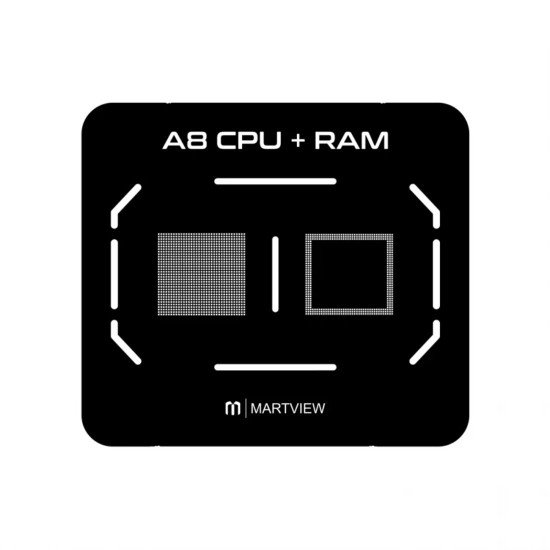 MARTVIEW RB-02 7IN1 CPU REBALLING STENCIL FULL SET FOR IPHONE A8 A9 A10 A11 A12 A13 A14
