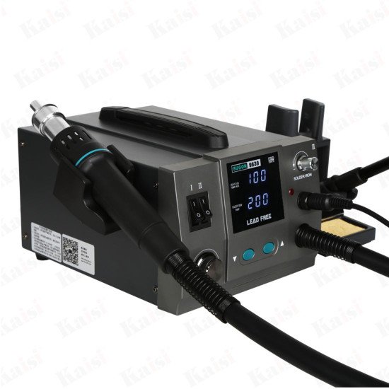 SUGON 9630 2IN1 LEAD FREE SMD REWORK STATION WITH SOLDERING IRON - 760W