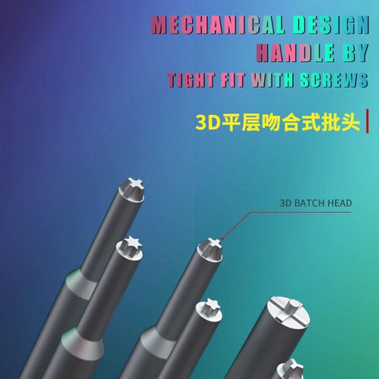 MECHANIC THE ART 3D 6IN1 PRECISION SCREWDRIVER SET - PEARL EDITION