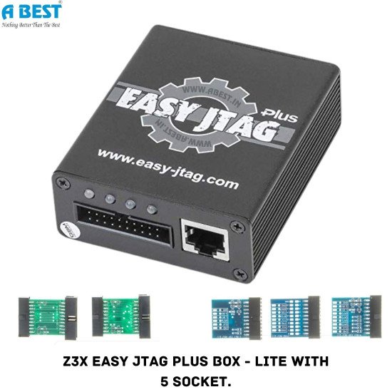 EASY JTAG PLUS BOX WITH XILINX SPARTAN-6 CPU BLACK EDITION FOR EMMC/NAND PROGRAMMER 