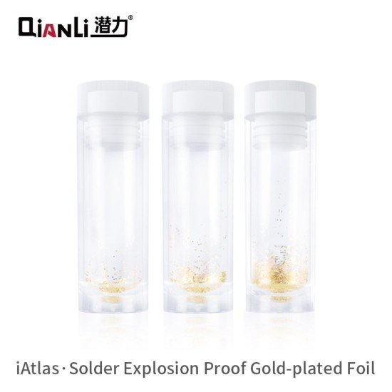 QIANLI IATLAS 24K EXPLOSION PROOF GOLD-PLATED FOIL GASKET FOR PHONE MOTHERBOARD REBALLING REPAIR