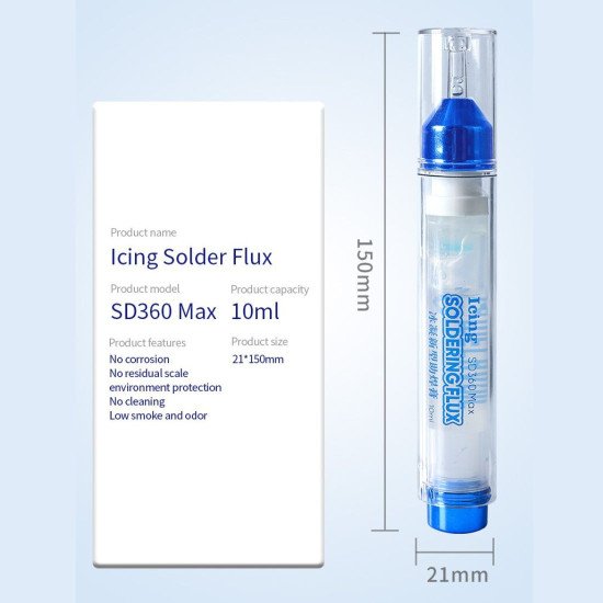 MECHANIC ICING SD360 MAX SOLDER FLUX PASTE - HALOGEN FREE