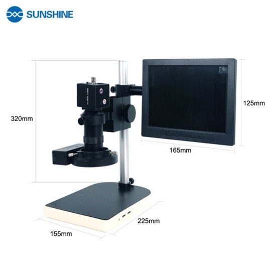 MS8E-01 ELECTRONIC DIGITAL MICROSCOPE WITH CONTINUOUS ZOOM OF 0.7X TO 4.5X