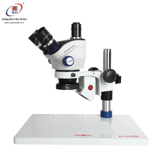 KAISI TX-350E 7X-50X STEREO 3D MICROSCOPE WITH EXHAUST FAN & BIG BASE FOR MOBILE PHONE PCB REPAIR - VERSION 1.2