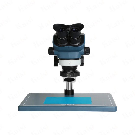KAISI TX-350S 7X-50X STEREO 3D MICROSCOPE WITH EXHAUST FAN & BIG BASE FOR MOBILE PHONE PCB REPAIR