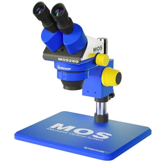 MECHANIC MOS260 6X-45X BINOCULAR 360° ROTATE HD STEREO MICROSCOPE