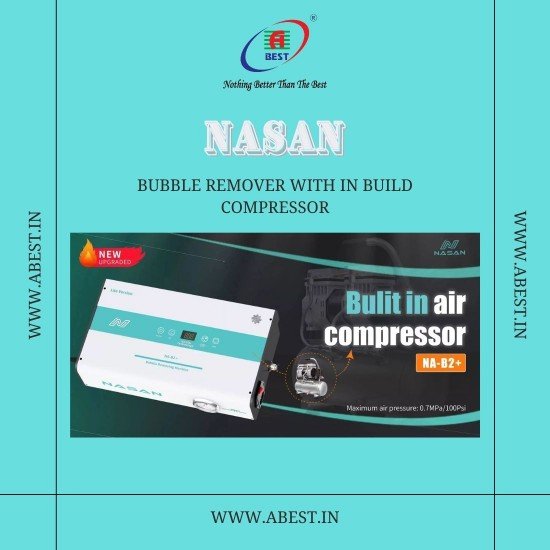 NASAN NA-B2+ MINI AUTOCLAVE LCD OCA AIR BUBBLE REMOVING MACHINE WITH INBUILD COMPRESSOR 