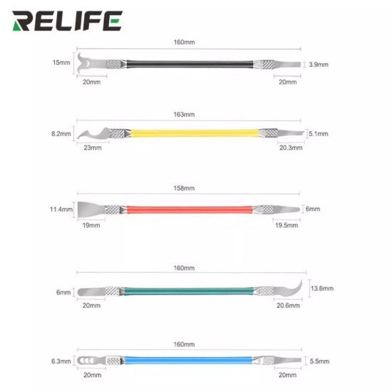 RELIFE RL-049B CPU GLUE REMOVAL CROWBAR KNIFE SET