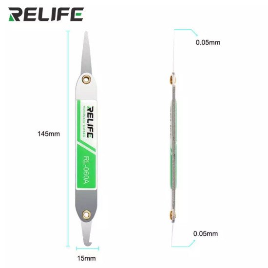 RELIFE RL-060A EDGE DISPLAY TEARDOWN KNIFE WITH SANDPAPER