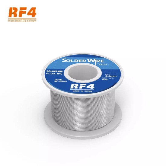 RF4 RF-054D 0.4MM LEAD FREE HIGH PURITY SOLDER WIRE - 50G