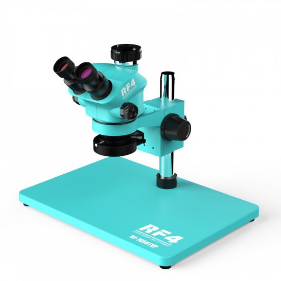 RF4 RF7050-TVP TRINOCULAR STEREO MICROSCOPE WITH 7X TO 50X CONTINUOUS ZOOM