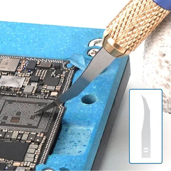 SUNSHINE SS-101F IC REPAIR ADVANCED BLADE SET FOR SEPARATING DOT MATRIX / GLUE REMOVAL / CHIP REMOVAL