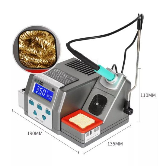 SUGON T26D SOLDERING IRON STATION 2S RAPID HEATING WITH 1 BIT & 6 BIT CAPS