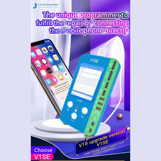 JC VISE WIFI 9 IN 1 PROGRAMMER FOR IPHONE TRUE TONE/BATTERY/FACE ID WITH 9 BOARDS