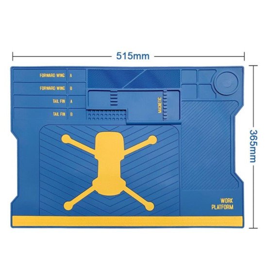 RF4 RF-PO2 Heat Resistant Silicone Maintenance Pad With Thermoplastic Work  Mat