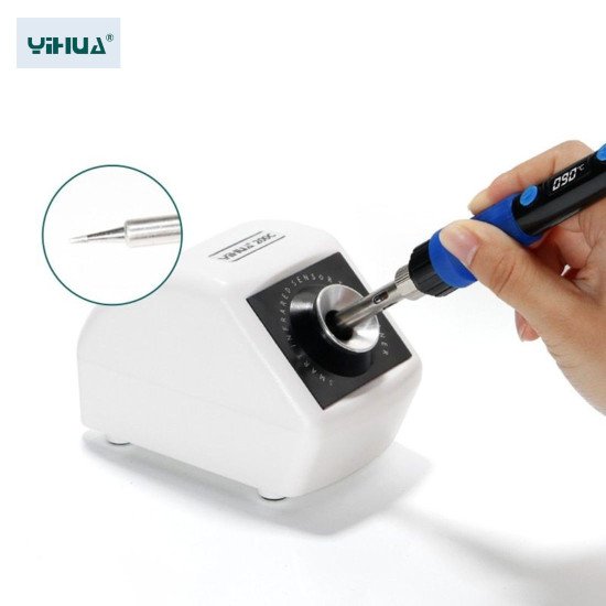 YIHUA 200C INFRARED SENSOR SMART INDUCTION SOLDERING IRON TIP CLEANER TOOL