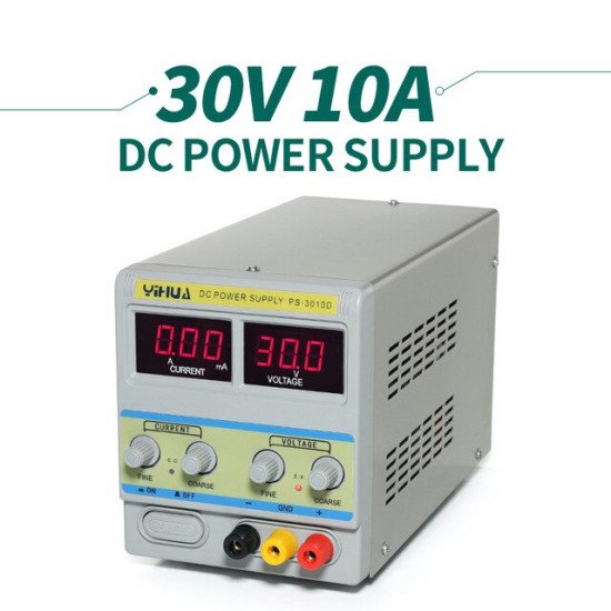 YIHUA PS-3010D DC POWER SUPPLY WITH DIGITAL PROGRAMMABLE ADJUSTABLE - ( 30V~10A )