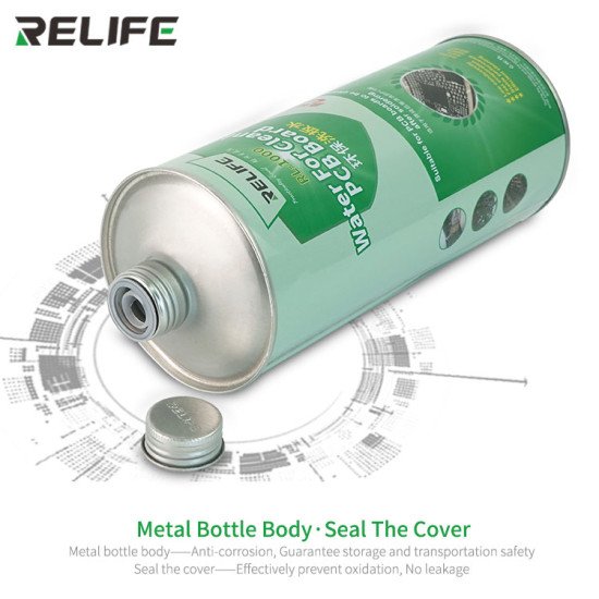 RELIFE RL-1000 LIQUID FOR PCB BOARD CLEANING - 1 LITRE