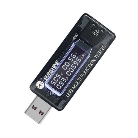 SUNSHINE SS-302A USB TESTER WITH INTELLIGENT DIGITAL DISPLAY DETECTOR