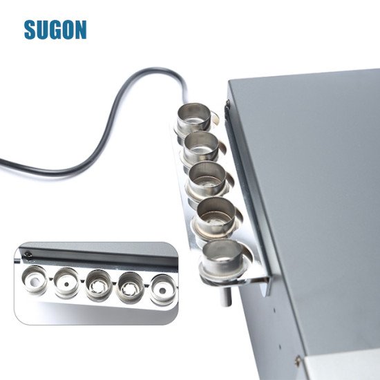 SUGON 8610DX 1000W HOT AIR REWORK STATION WITH LED DISPLAY 5 NOZZLES