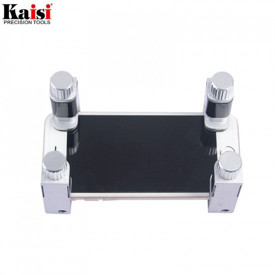 ADJUSTABLE ALUMINUM FIXING CLAMP FOR MOBILE PHONE LCD SCREEN FASTENING 